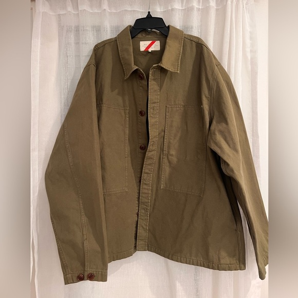 Best Made Co. Men’s Hatched Canvas Chore Coat - Picture 1 of 4